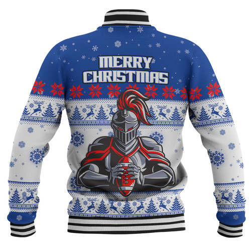 Newcastle Knights Christmas Custom Baseball Jacket - Special Ugly Christmas Baseball Jacket Newcastle Knights Christmas Custom Baseball Jacket - Special Ugly Christmas Baseball Jacket