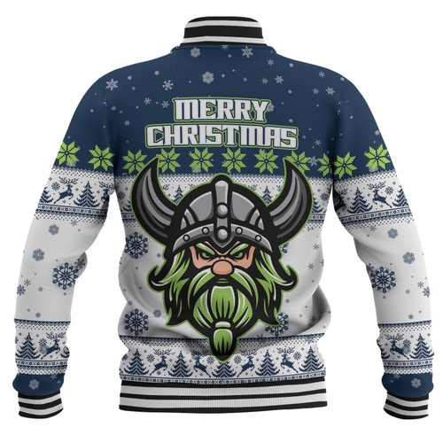 Canberra Raiders Christmas Custom Baseball Jacket - Special Ugly Christmas Baseball Jacket Canberra Raiders Christmas Custom Baseball Jacket - Special Ugly Christmas Baseball Jacket