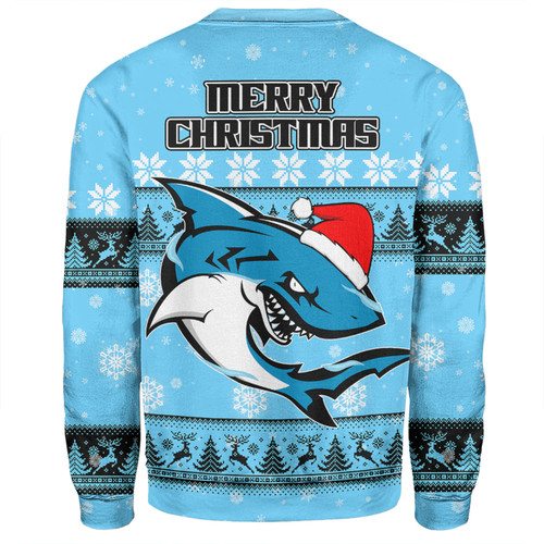 Cronulla-Sutherland Sharks Christmas Custom Sweatshirt - Special Ugly Christmas Sweatshirt Cronulla-Sutherland Sharks Christmas Custom Sweatshirt - Special Ugly Christmas Sweatshirt