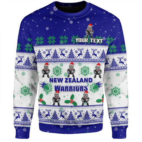 New Zealand Warriors Christmas Custom Sweatshirt - Special Ugly Christmas Sweatshirt New Zealand Warriors Christmas Custom Sweatshirt - Special Ugly Christmas Sweatshirt
