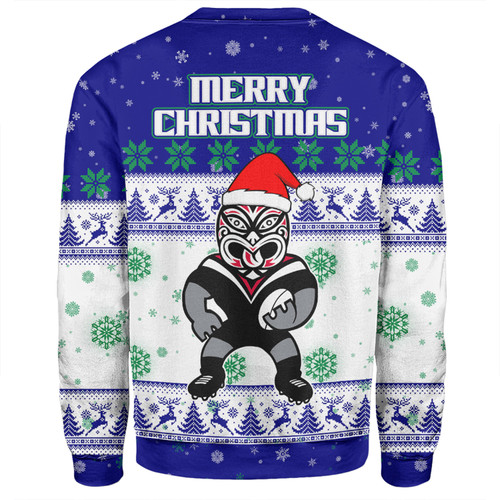 New Zealand Warriors Christmas Custom Sweatshirt - Special Ugly Christmas Sweatshirt New Zealand Warriors Christmas Custom Sweatshirt - Special Ugly Christmas Sweatshirt