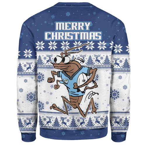 New South Wales Cockroaches Christmas Custom Sweatshirt - Special Ugly Christmas Sweatshirt New South Wales Cockroaches Christmas Custom Sweatshirt - Special Ugly Christmas Sweatshirt