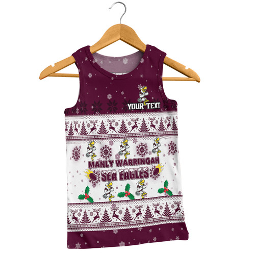 Manly Warringah Sea Eagles Christmas Custom Men Singlet - Special Ugly Christmas Men Singlet Manly Warringah Sea Eagles Christmas Custom Men Singlet - Special Ugly Christmas Men Singlet