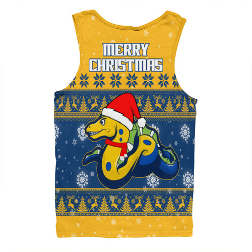 Parramatta Eels Christmas Custom Men Singlet - Special Ugly Christmas Men Singlet Parramatta Eels Christmas Custom Men Singlet - Special Ugly Christmas Men Singlet