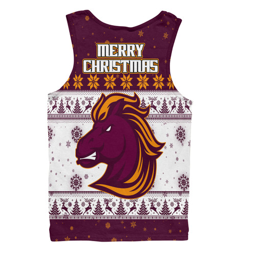 Brisbane Broncos Christmas Custom Men Singlet - Special Ugly Christmas Men Singlet Brisbane Broncos Christmas Custom Men Singlet - Special Ugly Christmas Men Singlet
