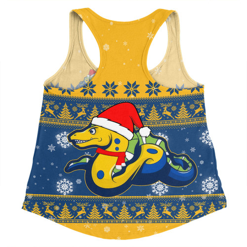 Parramatta Eels Christmas Custom Women Racerback Singlet - Special Ugly Christmas Women Racerback Singlet Parramatta Eels Christmas Custom Women Racerback Singlet - Special Ugly Christmas Women Racerback Singlet