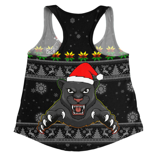 Penrith Panthers Christmas Custom Women Racerback Singlet - Special Ugly Christmas Women Racerback Singlet Penrith Panthers Christmas Custom Women Racerback Singlet - Special Ugly Christmas Women Racerback Singlet