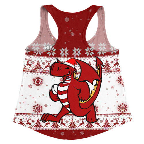 St. George Illawarra Dragons Christmas Custom Women Racerback Singlet - Special Ugly Christmas Women Racerback Singlet St. George Illawarra Dragons Christmas Custom Women Racerback Singlet - Special Ugly Christmas Women Racerback Singlet