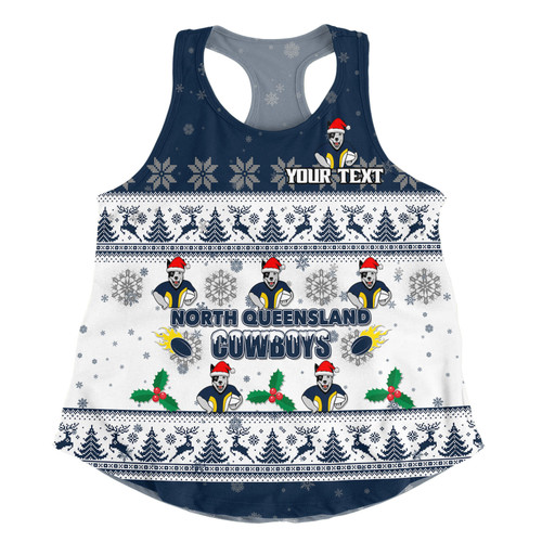 North Queensland Cowboys Christmas Custom Women Racerback Singlet - Special Ugly Christmas Women Racerback Singlet North Queensland Cowboys Christmas Custom Women Racerback Singlet - Special Ugly Christmas Women Racerback Singlet