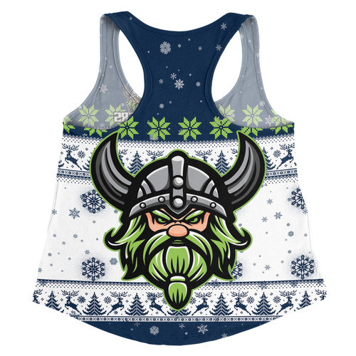 Canberra Raiders Christmas Custom Women Racerback Singlet - Special Ugly Christmas Women Racerback Singlet Canberra Raiders Christmas Custom Women Racerback Singlet - Special Ugly Christmas Women Racerback Singlet