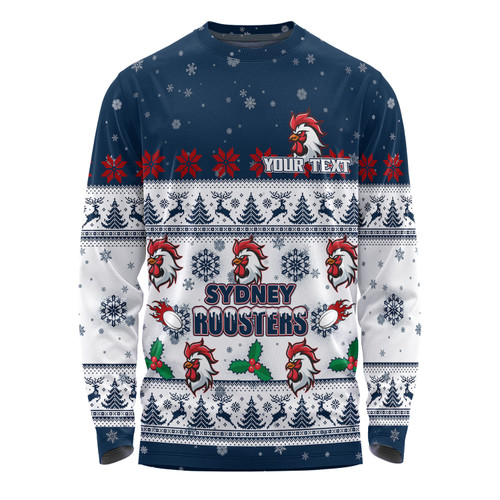 Sydney Roosters Christmas Custom Long Sleeve T-Shirt - Special Ugly Christmas Long Sleeve T-Shirt Sydney Roosters Christmas Custom Long Sleeve T-Shirt - Special Ugly Christmas Long Sleeve T-Shirt