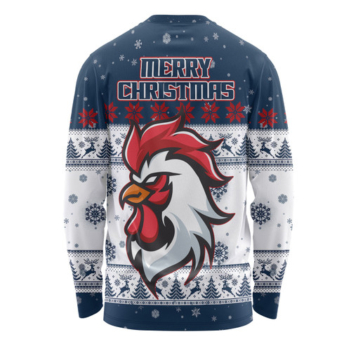 Sydney Roosters Christmas Custom Long Sleeve T-Shirt - Special Ugly Christmas Long Sleeve T-Shirt Sydney Roosters Christmas Custom Long Sleeve T-Shirt - Special Ugly Christmas Long Sleeve T-Shirt