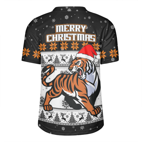 Wests Tigers Christmas Custom Rugby Jersey - Special Ugly Christmas Rugby Jersey