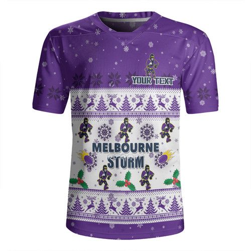 Melbourne Storm Christmas Custom Rugby Jersey - Special Ugly Christmas Rugby Jersey Melbourne Storm Christmas Custom Rugby Jersey - Special Ugly Christmas Rugby Jersey