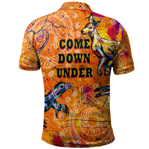Australia Kangaroo and Goanna Polo Shirt - Pets & Vets Shirt Australia Kangaroo and Goanna Polo Shirt - Pets & Vets Shirt