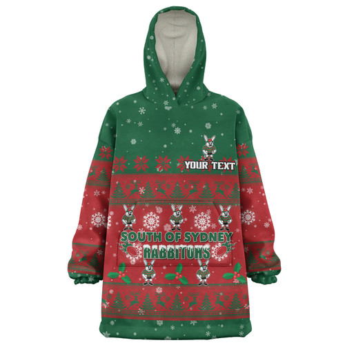 South Sydney Rabbitohs Custom Snug Hoodie - Special Ugly Christmas Snug Hoodie South Sydney Rabbitohs Custom Snug Hoodie - Special Ugly Christmas Snug Hoodie