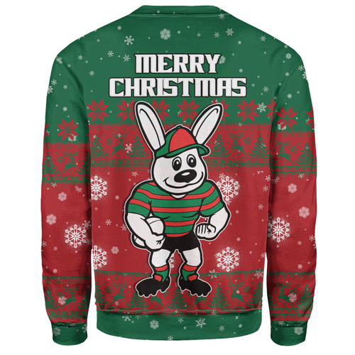 South Sydney Rabbitohs Custom Sweatshirt - Special Ugly Christmas Sweatshirt South Sydney Rabbitohs Custom Sweatshirt - Special Ugly Christmas Sweatshirt