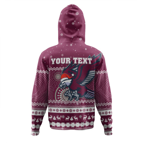 Manly Warringah Sea Eagles Christmas Custom Hoodie - Ugly Xmas And Aboriginal Patterns For Die Hard Fan Hoodie Manly Warringah Sea Eagles Christmas Custom Hoodie - Ugly Xmas And Aboriginal Patterns For Die Hard Fan Hoodie