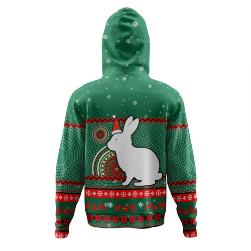 South Sydney Rabbitohs Custom Hoodie - Ugly Xmas And Aboriginal Patterns For Die Hard Fan Hoodie South Sydney Rabbitohs Custom Hoodie - Ugly Xmas And Aboriginal Patterns For Die Hard Fan Hoodie