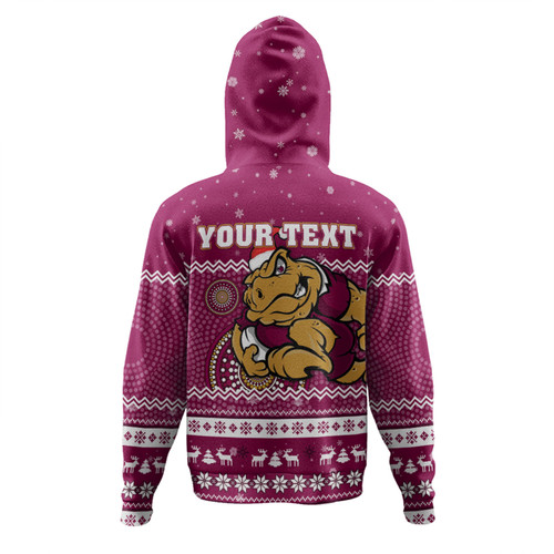 Queensland Cane Toads Christmas Custom Hoodie - Ugly Xmas And Aboriginal Patterns For Die Hard Fan Hoodie Queensland Cane Toads Christmas Custom Hoodie - Ugly Xmas And Aboriginal Patterns For Die Hard Fan Hoodie