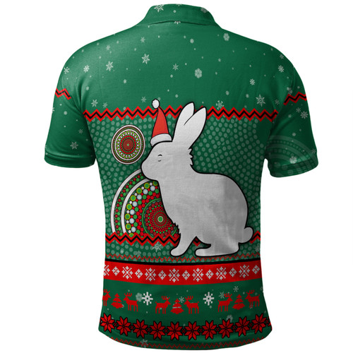 South Sydney Rabbitohs Custom Polo Shirt - Ugly Xmas And Aboriginal Patterns For Die Hard Fan Polo Shirt South Sydney Rabbitohs Custom Polo Shirt - Ugly Xmas And Aboriginal Patterns For Die Hard Fan Polo Shirt