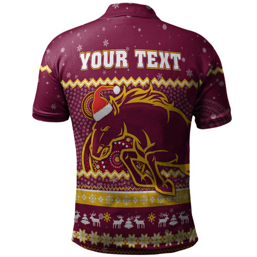 Brisbane Broncos Christmas Custom Polo Shirt - Ugly Xmas And Aboriginal Patterns For Die Hard Fan Polo Shirt Brisbane Broncos Christmas Custom Polo Shirt - Ugly Xmas And Aboriginal Patterns For Die Hard Fan Polo Shirt