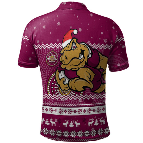Queensland Cane Toads Christmas Custom Polo Shirt - Ugly Xmas And Aboriginal Patterns For Die Hard Fan Polo Shirt Queensland Cane Toads Christmas Custom Polo Shirt - Ugly Xmas And Aboriginal Patterns For Die Hard Fan Polo Shirt