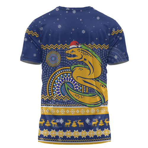 Parramatta Eels Christmas Custom T-shirt - Ugly Xmas And Aboriginal Patterns For Die Hard Fan T-shirt Parramatta Eels Christmas Custom T-shirt - Ugly Xmas And Aboriginal Patterns For Die Hard Fan T-shirt