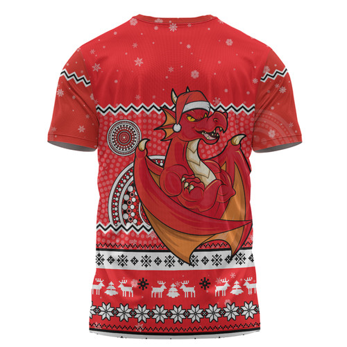 St. George Illawarra Dragons Christmas Custom T-shirt - Ugly Xmas And Aboriginal Patterns For Die Hard Fan T-shirt St. George Illawarra Dragons Christmas Custom T-shirt - Ugly Xmas And Aboriginal Patterns For Die Hard Fan T-shirt