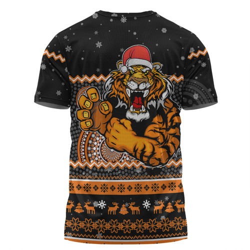 Wests Tigers Christmas Custom T-shirt - Ugly Xmas And Aboriginal Patterns For Die Hard Fan T-shirt Wests Tigers Christmas Custom T-shirt - Ugly Xmas And Aboriginal Patterns For Die Hard Fan T-shirt