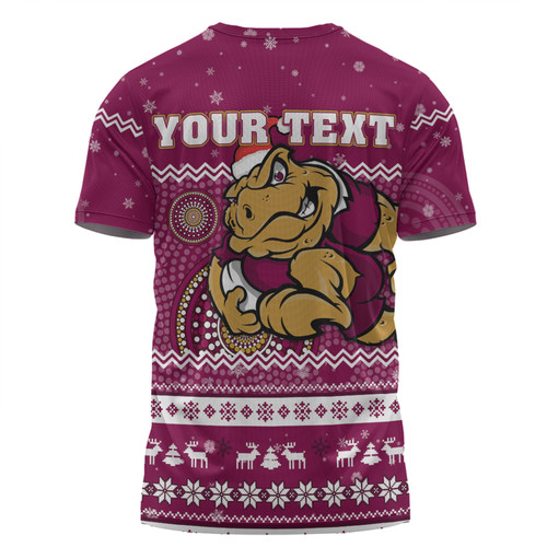 Queensland Cane Toads Christmas Custom T-shirt - Ugly Xmas And Aboriginal Patterns For Die Hard Fan T-shirt Queensland Cane Toads Christmas Custom T-shirt - Ugly Xmas And Aboriginal Patterns For Die Hard Fan T-shirt