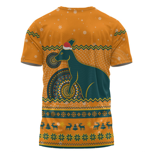 Australia Wallabies Christmas Custom T-shirt - Ugly Xmas And Aboriginal Patterns For Die Hard Fan T-shirt Australia Wallabies Christmas Custom T-shirt - Ugly Xmas And Aboriginal Patterns For Die Hard Fan T-shirt