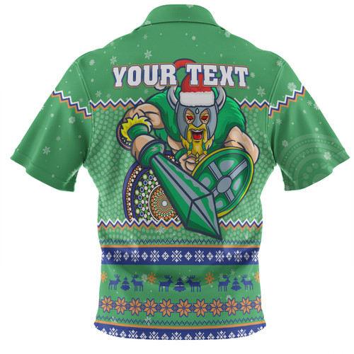 Canberra Raiders Christmas Custom Hawaiian Shirt - Ugly Xmas And Aboriginal Patterns For Die Hard Fan Hawaiian Shirt Canberra Raiders Christmas Custom Hawaiian Shirt - Ugly Xmas And Aboriginal Patterns For Die Hard Fan Hawaiian Shirt