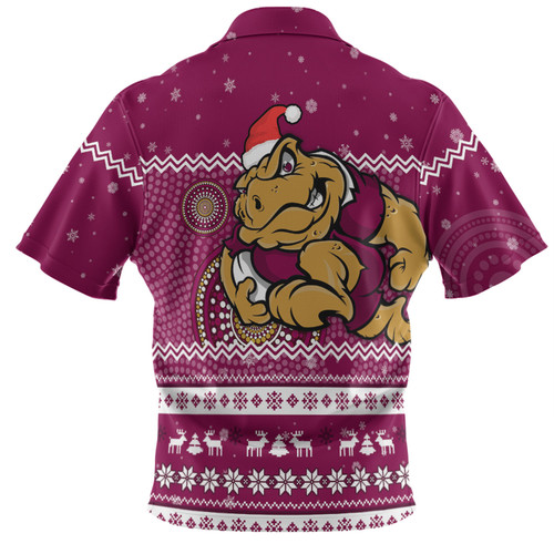 Queensland Cane Toads Christmas Custom Hawaiian Shirt - Ugly Xmas And Aboriginal Patterns For Die Hard Fan Hawaiian Shirt Queensland Cane Toads Christmas Custom Hawaiian Shirt - Ugly Xmas And Aboriginal Patterns For Die Hard Fan Hawaiian Shirt
