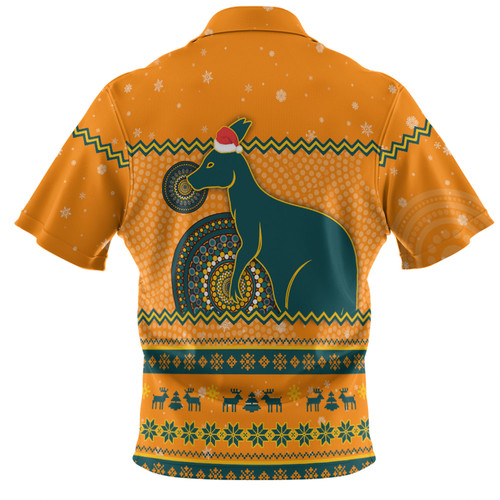 Australia Wallabies Christmas Custom Hawaiian Shirt - Ugly Xmas And Aboriginal Patterns For Die Hard Fan Hawaiian Shirt Australia Wallabies Christmas Custom Hawaiian Shirt - Ugly Xmas And Aboriginal Patterns For Die Hard Fan Hawaiian Shirt