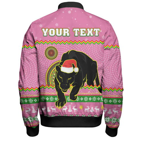 Penrith Panthers Christmas Custom Bomber Jacket - Ugly Xmas And Aboriginal Patterns For Die Hard Fan Bomber Jacket Penrith Panthers Christmas Custom Bomber Jacket - Ugly Xmas And Aboriginal Patterns For Die Hard Fan Bomber Jacket
