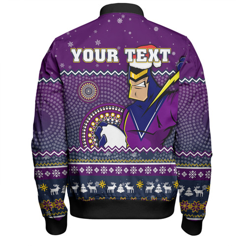 Melbourne Storm Christmas Custom Bomber Jacket - Ugly Xmas And Aboriginal Patterns For Die Hard Fan Bomber Jacket Melbourne Storm Christmas Custom Bomber Jacket - Ugly Xmas And Aboriginal Patterns For Die Hard Fan Bomber Jacket