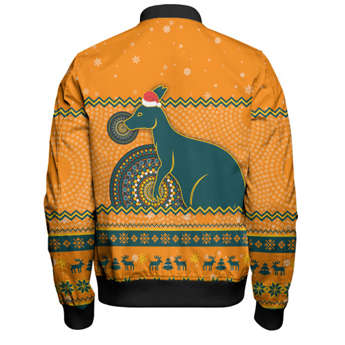 Australia Wallabies Christmas Custom Bomber Jacket - Ugly Xmas And Aboriginal Patterns For Die Hard Fan Bomber Jacket Australia Wallabies Christmas Custom Bomber Jacket - Ugly Xmas And Aboriginal Patterns For Die Hard Fan Bomber Jacket