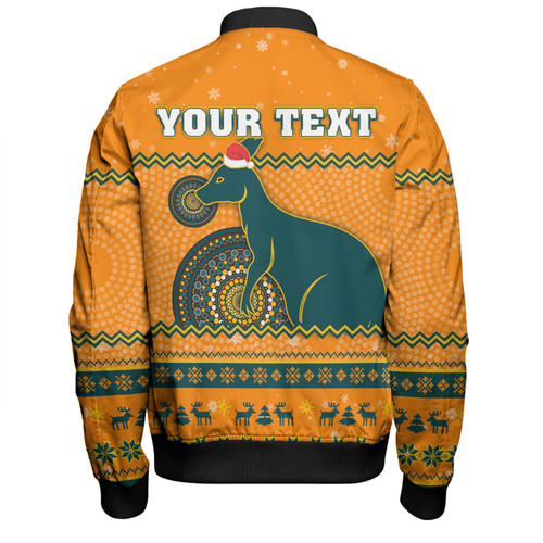 Australia Wallabies Christmas Custom Bomber Jacket - Ugly Xmas And Aboriginal Patterns For Die Hard Fan Bomber Jacket Australia Wallabies Christmas Custom Bomber Jacket - Ugly Xmas And Aboriginal Patterns For Die Hard Fan Bomber Jacket