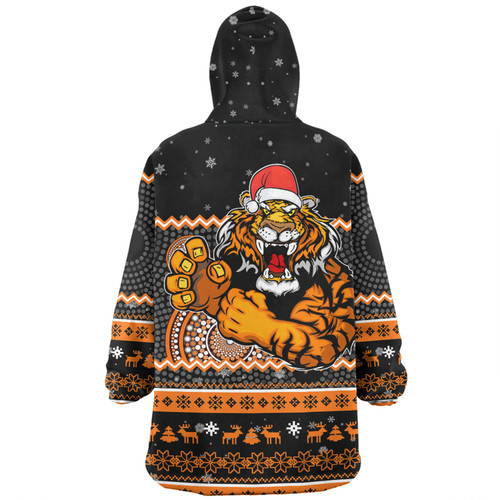 Wests Tigers Christmas Custom Snug Hoodie - Ugly Xmas And Aboriginal Patterns For Die Hard Fan Snug Hoodie Wests Tigers Christmas Custom Snug Hoodie - Ugly Xmas And Aboriginal Patterns For Die Hard Fan Snug Hoodie