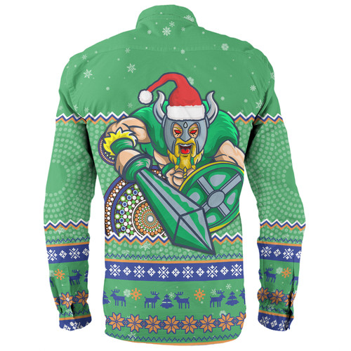 Canberra Raiders Christmas Custom Long Sleeve Shirt - Ugly Xmas And Aboriginal Patterns For Die Hard Fan Long Sleeve Shirt Canberra Raiders Christmas Custom Long Sleeve Shirt - Ugly Xmas And Aboriginal Patterns For Die Hard Fan Long Sleeve Shirt