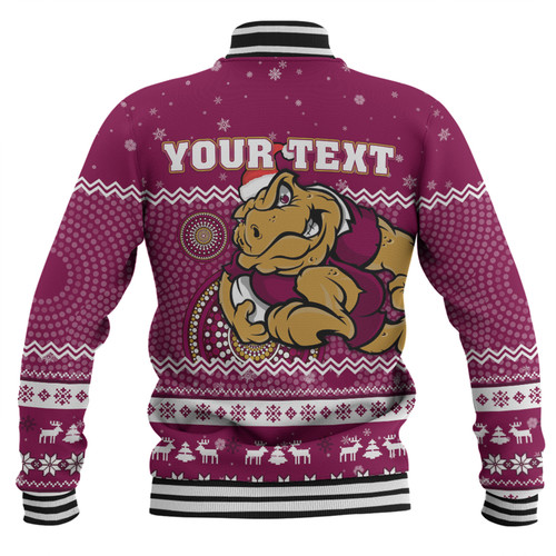 Queensland Cane Toads Christmas Custom Baseball Jacket - Ugly Xmas And Aboriginal Patterns For Die Hard Fan Baseball Jacket Queensland Cane Toads Christmas Custom Baseball Jacket - Ugly Xmas And Aboriginal Patterns For Die Hard Fan Baseball Jacket