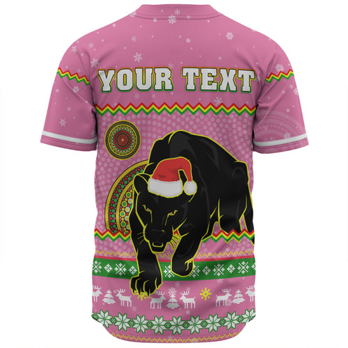 Penrith Panthers Christmas Custom Baseball Shirt - Ugly Xmas And Aboriginal Patterns For Die Hard Fan Baseball Shirt Penrith Panthers Christmas Custom Baseball Shirt - Ugly Xmas And Aboriginal Patterns For Die Hard Fan Baseball Shirt
