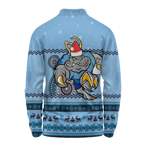 New South Wales Cockroaches Christmas Custom Long Sleeve Polo Shirt - Ugly Xmas And Aboriginal Patterns For Die Hard Fan Long Sleeve Polo Shirt New South Wales Cockroaches Christmas Custom Long Sleeve Polo Shirt - Ugly Xmas And Aboriginal Patterns For Die Hard Fan Long Sleeve Polo Shirt