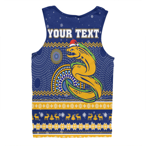 Parramatta Eels Christmas Custom Men Singlet - Ugly Xmas And Aboriginal Patterns For Die Hard Fan Men Singlet Parramatta Eels Christmas Custom Men Singlet - Ugly Xmas And Aboriginal Patterns For Die Hard Fan Men Singlet