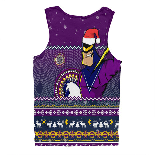 Melbourne Storm Christmas Custom Men Singlet - Ugly Xmas And Aboriginal Patterns For Die Hard Fan Men Singlet Melbourne Storm Christmas Custom Men Singlet - Ugly Xmas And Aboriginal Patterns For Die Hard Fan Men Singlet