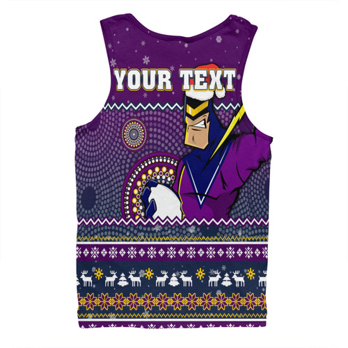 Melbourne Storm Christmas Custom Men Singlet - Ugly Xmas And Aboriginal Patterns For Die Hard Fan Men Singlet Melbourne Storm Christmas Custom Men Singlet - Ugly Xmas And Aboriginal Patterns For Die Hard Fan Men Singlet