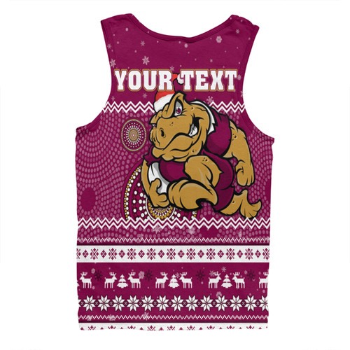 Queensland Cane Toads Christmas Custom Men Singlet - Ugly Xmas And Aboriginal Patterns For Die Hard Fan Men Singlet Queensland Cane Toads Christmas Custom Men Singlet - Ugly Xmas And Aboriginal Patterns For Die Hard Fan Men Singlet