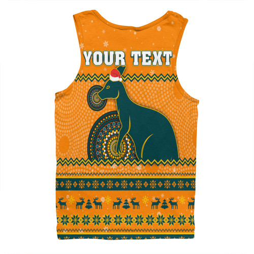 Australia Wallabies Christmas Custom Men Singlet - Ugly Xmas And Aboriginal Patterns For Die Hard Fan Men Singlet Australia Wallabies Christmas Custom Men Singlet - Ugly Xmas And Aboriginal Patterns For Die Hard Fan Men Singlet