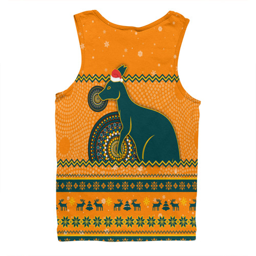 Australia Wallabies Christmas Custom Men Singlet - Ugly Xmas And Aboriginal Patterns For Die Hard Fan Men Singlet Australia Wallabies Christmas Custom Men Singlet - Ugly Xmas And Aboriginal Patterns For Die Hard Fan Men Singlet